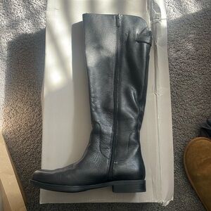 Franco Sarto high zip up leather boots